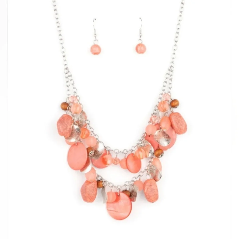 Paparazzi Spring Goddess Orange Necklace